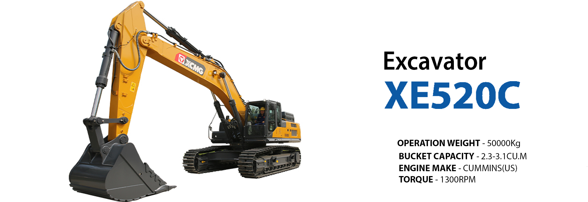 XCMG XE520C hydraulic excavator