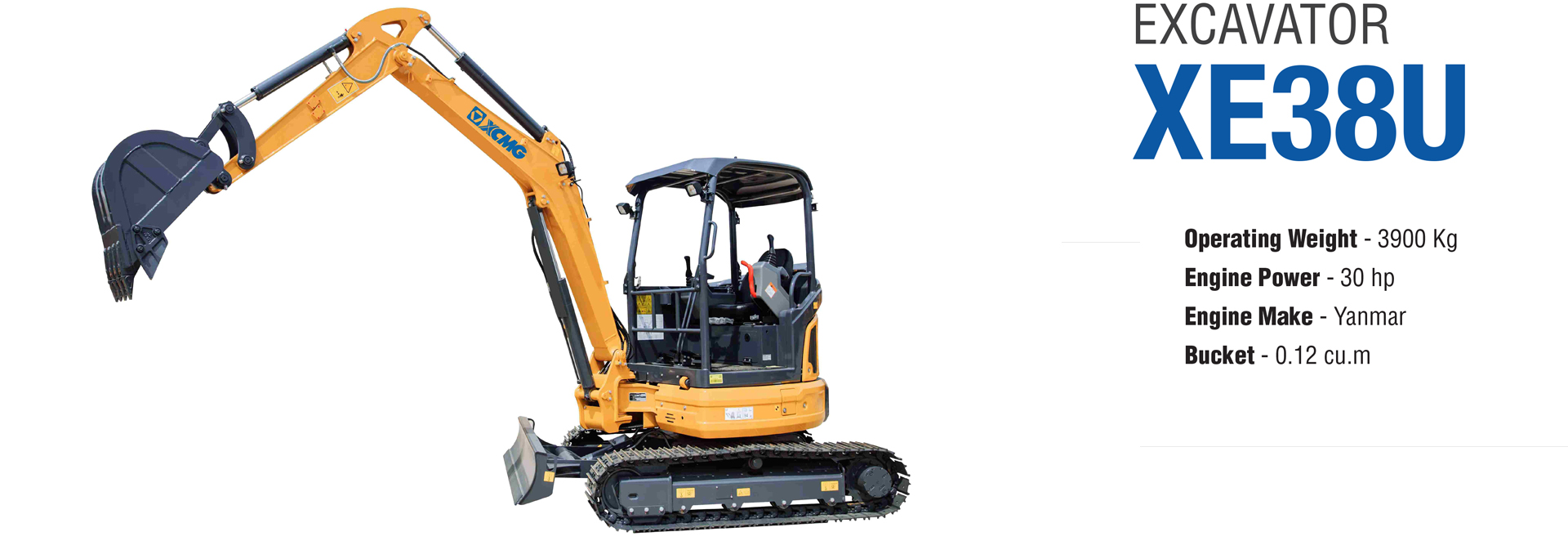 XCMG XE38U mini excavator